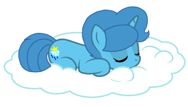 Size: 1632x928 | Tagged: safe, artist:徐詩珮, derpibooru import, spring rain, pony, unicorn, my little pony: the movie, base used, cloud, cute, eyes closed, female, mare, on a cloud, simple background, sitting, sitting on cloud, sleeping, springbetes, transparent background