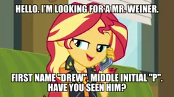Size: 600x337 | Tagged: safe, derpibooru import, edit, edited screencap, screencap, sunset shimmer, equestria girls, equestria girls series, text support, caption, female, image macro, text, the simpsons
