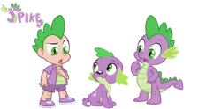 Size: 900x448 | Tagged: safe, artist:bubblestormx, artist:trinityinyang, derpibooru import, edit, editor:slayerbvc, vector edit, spike, dog, human, equestria girls, accessory-less edit, doggy dragondox, human doggydox, human dragondox, human spike, humanized, looking down, looking up, missing accessory, redesign, redone, self paradox, simple background, spike the dog, transparent background, vector