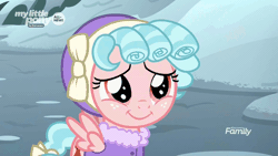 Size: 1280x720 | Tagged: safe, derpibooru import, screencap, cozy glow, pegasus, pony, frenemies (episode), animated, clothes, cozy glow is best facemaker, cozy glow is not amused, cozybetes, cute, discovery family logo, faic, female, filly, foal, frown, hat, mood whiplash, pure concentrated unfiltered evil of the utmost potency, pure unfiltered evil, reaction image, solo, unamused, winter outfit