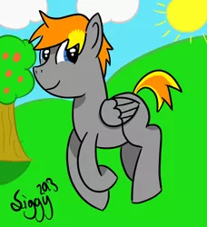 Size: 4934x5409 | Tagged: safe, artist:siggyderp, derpibooru import, oc, unofficial characters only, pegasus, pony, male, signature, solo, stallion