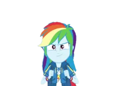 Size: 424x293 | Tagged: safe, derpibooru import, edit, edited screencap, editor:wallblush, screencap, rainbow dash, equestria girls, equestria girls series, run to break free, spoiler:eqg series (season 2), background removed, solo