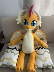 Size: 1536x2048 | Tagged: artist:klplushies, derpibooru import, everfree northwest, irl, photo, plushie, safe, smolder