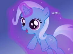 Size: 1200x900 | Tagged: safe, artist:evil-dec0y, derpibooru import, trixie, pony, comic:trixie vs., comic:trixie vs. the moon, age regression, comic, female, filly, filly trixie, levitation, magic, self-levitation, solo, telekinesis, younger