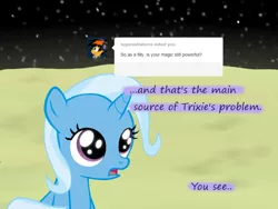 Size: 1200x900 | Tagged: safe, artist:evil-dec0y, derpibooru import, trixie, pony, unicorn, comic:trixie vs., comic:trixie vs. the moon, age regression, comic, female, filly, filly trixie, moon, solo, younger