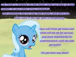 Size: 1200x900 | Tagged: safe, artist:evil-dec0y, derpibooru import, trixie, pony, unicorn, comic:trixie vs., comic:trixie vs. the moon, age regression, comic, female, filly, filly trixie, moon, solo, younger