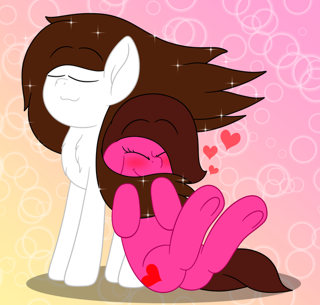 Size: 1280x1219 | Tagged: safe, artist:aarondrawsarts, derpibooru import, oc, oc:brain teaser, oc:rose bloom, unofficial characters only, pony, brainbloom, chest fluff, female, long hair, long mane, male, oc x oc, shipping, straight