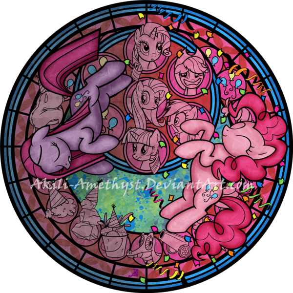 Size: 900x900 | Tagged: safe, artist:akili-amethyst, derpibooru import, applejack, fluttershy, gummy, pinkie pie, rainbow dash, rarity, twilight sparkle, alligator, earth pony, pegasus, pony, unicorn, party of one, crossover, kingdom hearts, mane six, pinkamena diane pie, solo, station of awakening