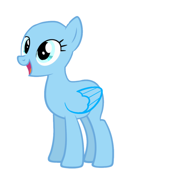 Size: 901x886 | Tagged: safe, artist:mrlolcats17, artist:pr1m, derpibooru import, oc, unnamed oc, unofficial characters only, pegasus, pony, base, happy, solo, template