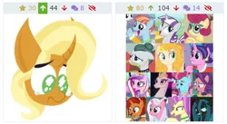 Size: 440x241 | Tagged: clear sky, cloudy quartz, common ground, cookie crumbles, cup cake, derpibooru, derpibooru import, female, juxtaposition, meta, mother, my little pony: the movie, ocean flow, parent, pear butter, posey shy, princess cadance, queen chrysalis, queen novo, sad, safe, spoiled rich, stellar flare, sunflower spectacle, twilight velvet, windy whistles