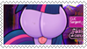 Size: 99x56 | Tagged: safe, artist:calweirart, derpibooru import, twilight sparkle, pony, 2014, academy of booty, album, album cover, ass, bandcamp, butt, buttface, charity, clopping, cover art, deviantart stamp, drool, drool string, exploitable meme, female, mare, meme, music, not salmon, pinkamena party, plot, solo, stamp, tongue out, wat, weird, what has magic done, what has science done