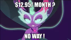 Size: 1920x1080 | Tagged: safe, derpibooru import, edit, edited screencap, screencap, sci-twi, twilight sparkle, equestria girls, friendship games, captain midnight, caption, image macro, meme, midnight sparkle, namesake, text