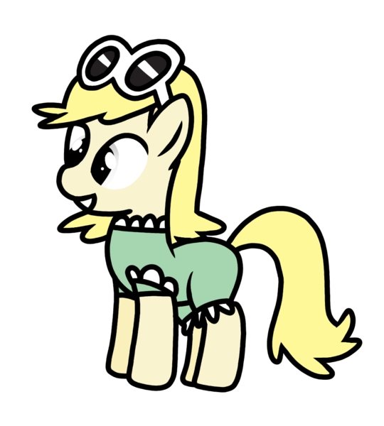 Size: 1061x1179 | Tagged: safe, artist:rainbow eevee, derpibooru import, ponified, pony, clothes, cute, dress, glasses, leni loud, simple background, solo, sunglasses, the loud house, transparent background, vector