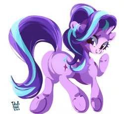 Size: 2796x2585 | Tagged: safe, artist:tohupo, derpibooru import, starlight glimmer, pony, unicorn, butt, female, glimmer glutes, looking at you, mare, osp, plot, solo