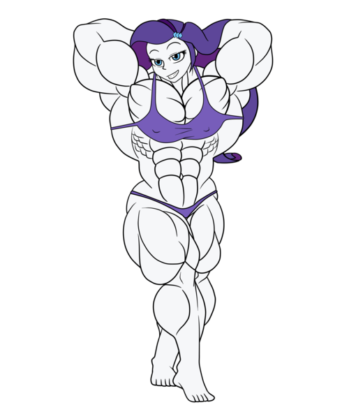 Size: 2500x3000 | Tagged: suggestive, artist:nokozeze, derpibooru import, rarity, equestria girls, equestria girls series, armpits, breasts, buff breasts, female, fetish, muscle fetish, muscles, overdeveloped muscles, ripped rarity, solo