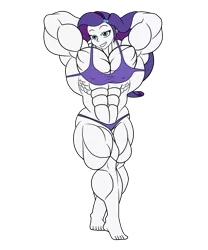 Size: 2500x3000 | Tagged: suggestive, artist:nokozeze, derpibooru import, rarity, equestria girls, equestria girls series, armpits, breasts, buff breasts, female, fetish, muscle fetish, muscles, overdeveloped muscles, ripped rarity, solo