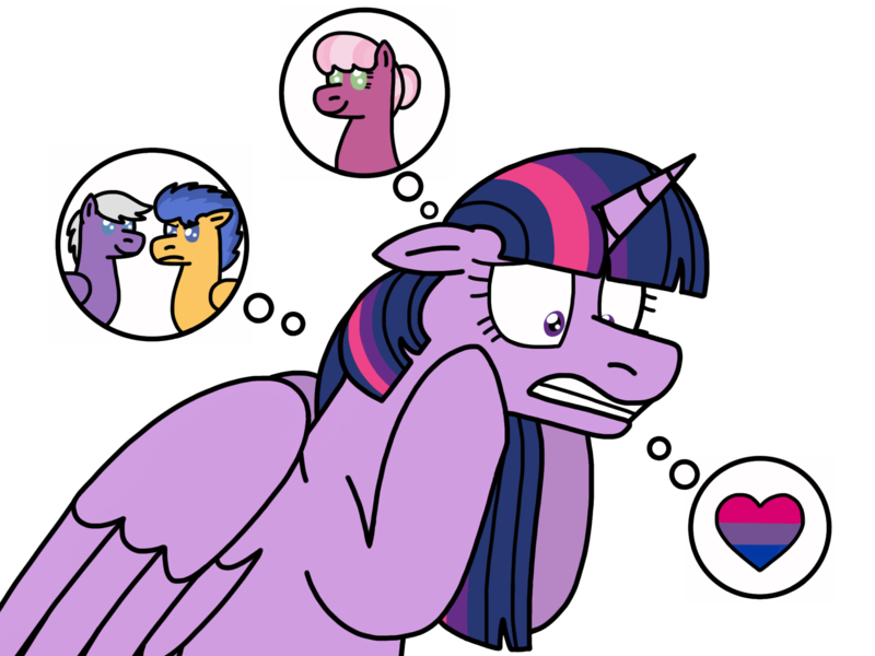 Size: 2048x1536 | Tagged: safe, artist:kindheart525, derpibooru import, cheerilee, flash sentry, silver script, twilight sparkle, twilight sparkle (alicorn), alicorn, earth pony, pegasus, pony, kindverse, bi twi, bilight sparkle, bisexual, bisexual pride flag, cheerilight, female, flashlight, headcanon, implied cheerilight, implied flashlight, implied lesbian, implied shipping, implied straight, implied twiscript, lesbian, male, pride, pride flag, sexuality headcanon, shipping, simple background, straight, transparent background, twiscript