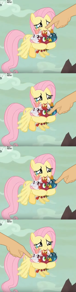 Size: 867x3294 | Tagged: baby, baby cinder, baby dragon, baby rubble, baby sparks, boop, boop edit, derpibooru import, dragon, edit, edited screencap, finger, fluttershy, hand, safe, screencap, sweet and smoky