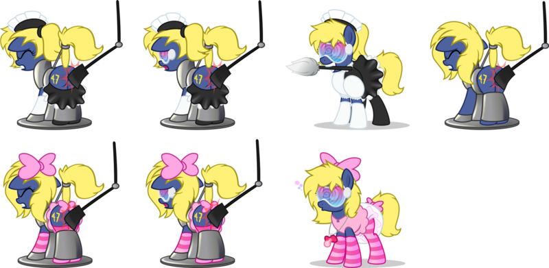 Size: 1278x625 | Tagged: questionable, alternate version, artist:nxzc88, derpibooru import, oc, oc:naveen numbers, unofficial characters only, pony, 47, absurd resolution, abuse, adult foal, alternate versions, bondage, bondage furniture, bow, brainwashing, butt, choker, clothes, commission, diaper, diaper fetish, discipline, dress, duckface, duster, eyes closed, female, femsub, fetish, floppy ears, grin, gritted teeth, hair bow, high res, hypnogear, hypnogoggles, hypnosis, hypnotized, image, jewelry, maid, maid headdress, mare, mouth hold, necklace, open mouth, pacifier, paddle, plot, png, ponytail, poofy diaper, restrained, robotic arm, show accurate, simple background, skirt, skirt pulled down, smiling, socks, solo, solo female, spanking, spanking machine, striped socks, submissive, swirly eyes, tail bow, tail holder, training, transparent background, vector, visor