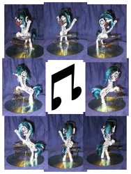 Size: 3102x4134 | Tagged: artist:malte279, collage, craft, cutie mark, derpibooru import, safe, turntable, vinyl scratch, wires, wire sculpture