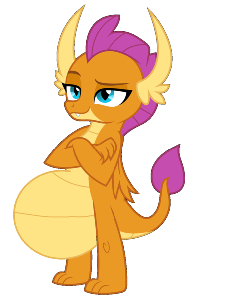 Size: 957x1254 | Tagged: artist:ericsonic18, belly, copypasta in the description, derpibooru import, dragon, fat, smolder, stuffed belly, suggestive, that dragon sure loves gems, unrelated description, wat