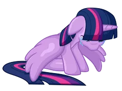 Size: 12000x9000 | Tagged: safe, artist:vvolllovv, derpibooru import, twilight sparkle, twilight sparkle (alicorn), alicorn, pony, absurd resolution, crying, floppy ears, simple background, solo, transparent background