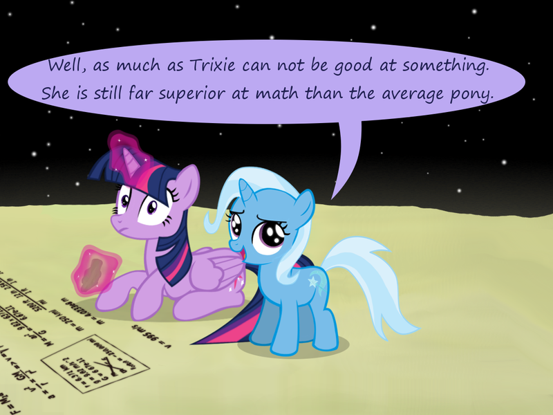 Size: 1200x900 | Tagged: safe, artist:evil-dec0y, derpibooru import, trixie, twilight sparkle, twilight sparkle (alicorn), alicorn, pony, comic:trixie vs., comic:trixie vs. the moon, comic