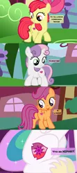 Size: 1024x2304 | Tagged: apple bloom, artist:beavernator, comic, crusaders of the lost mark, cutie mark, cutie mark crusaders, cyrillic, derpibooru import, edit, princess celestia, russian, safe, scootaloo, sweetie belle, the cmc's cutie marks, translation