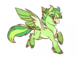 Size: 2673x2021 | Tagged: safe, alternate version, artist:the-blackeye, derpibooru import, oc, oc:featherlight, unofficial characters only, pegasus, pony, design, female, fluffy, g5, happy, mare, redesign, sketch, solo, wings