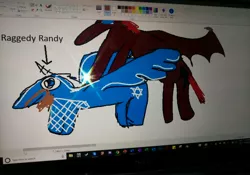 Size: 4672x3264 | Tagged: suggestive, deleted from derpibooru, derpibooru import, oc, oc:platinum shadowedge, oc:raggedy randy, unofficial characters only, alicorn, pony, 1000 hours in ms paint, alicorn oc, bat wings, beard, blue sclera, facial hair, fishnets, gay, horn, israel, male, mounting, ow the edge, politics, racism, shipping, star of david, trap, wings, xenophobia