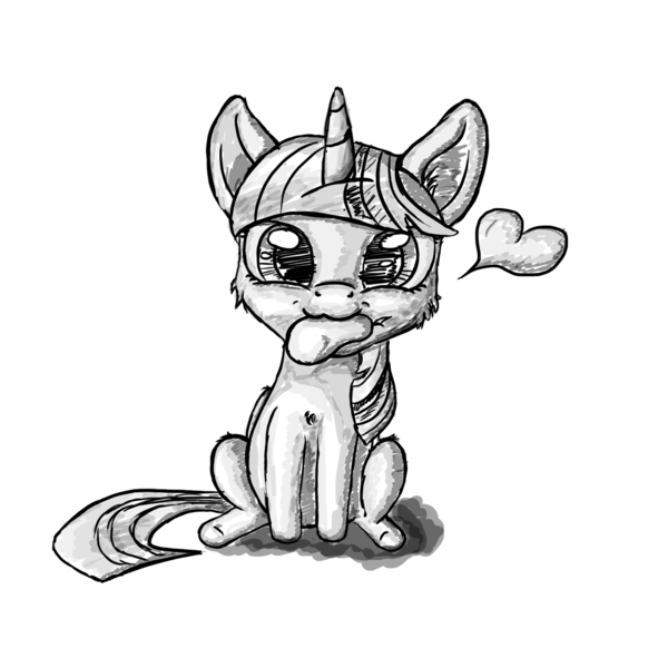 Size: 1365x1365 | Tagged: safe, artist:vvolllovv, derpibooru import, twilight sparkle, twilight sparkle (alicorn), alicorn, pony, black and white, food, grayscale, looking at you, monochrome, pear, simple background, sitting, sketch, solo, white background