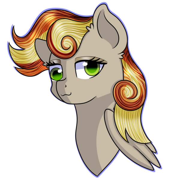 Size: 894x894 | Tagged: safe, artist:rainbowtashie, derpibooru import, carrot top, derpy hooves, golden harvest, oc, oc:clumsy carrot, pegasus, pony, commissioner:bigonionbean, derp, fusion, fusion:clumsy carrot