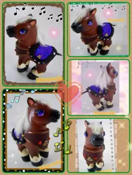 Size: 720x960 | Tagged: safe, artist:lightningsilver-mana, derpibooru import, earth pony, pony, anime, anime style, character, crossover, custom, doll, epona, fandom, irl, leather, manga, manga style, paint, painting, photo, sewing, solo, the legend of zelda, the legend of zelda: ocarina of time, toy, video game, video game crossover