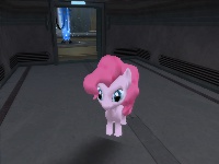 Size: 200x150 | Tagged: safe, derpibooru import, pinkie pie, pony, 3d, coruscant, mod, picture for breezies, star wars battlefront 2