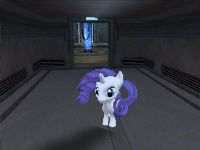 Size: 200x150 | Tagged: safe, derpibooru import, rarity, pony, 3d, coruscant, mod, star wars battlefront 2