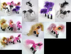 Size: 900x681 | Tagged: safe, artist:lightningsilver-mana, derpibooru import, fox, fox pony, hybrid, pony, craft, custom, doll, figurine, fluffy, furry, g3, generic pony, handmade, irl, my little pony, paint, painted, painting, photo, rainbow, sparkle pony, toy
