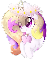 Size: 1788x2052 | Tagged: safe, artist:xxmelody-scribblexx, derpibooru import, oc, oc:melody scribble, pegasus, pony, female, heart, mare, solo, tongue out