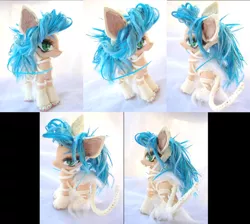 Size: 900x805 | Tagged: safe, artist:lightningsilver-mana, derpibooru import, cat, mew, pony, cat ears, catgirl, catsuit, claws, comic, craft, crossover, custom, darkstalkers, fandom, fangs, felicia, felicity, female, fluffy, fur, furry, green eyes, handmade, irl, leather, meow, photo, pokémon, solo, textiles, toy, video game, video game crossover