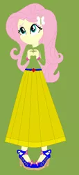 Size: 268x589 | Tagged: safe, artist:starman1999, derpibooru import, fluttershy, equestria girls, clothes, long skirt, skirt, solo