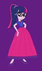 Size: 390x658 | Tagged: safe, artist:starman1999, derpibooru import, sci-twi, twilight sparkle, equestria girls, clothes, long skirt, skirt, solo