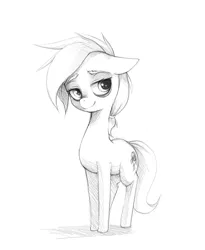 Size: 1901x2323 | Tagged: safe, artist:artguydis, derpibooru import, oc, oc:safe haven, unofficial characters only, earth pony, pony, /mlp/, drawthread, female, mare, monochrome, solo