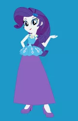 Size: 404x628 | Tagged: safe, artist:starman1999, derpibooru import, rarity, equestria girls, clothes, long skirt, skirt, solo