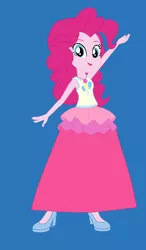 Size: 372x636 | Tagged: safe, artist:starman1999, derpibooru import, pinkie pie, equestria girls, equestria girls series, clothes, geode of sugar bombs, long skirt, magical geodes, skirt, solo