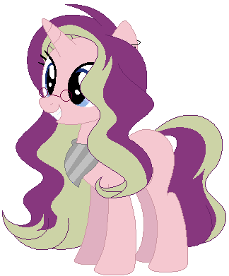 Size: 324x391 | Tagged: safe, artist:cosmic-wonders, artist:selenaede, derpibooru import, oc, oc:shadow shine, unofficial characters only, pony, icey-verse, base used, blank flank, ear piercing, earring, female, glasses, jewelry, magical lesbian spawn, mare, next generation, offspring, parent:starlight glimmer, parent:sunset shimmer, parents:shimmerglimmer, piercing, regalia, simple background, solo, transparent background