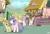 Size: 5468x3749 | Tagged: safe, artist:ridingonrainbows, derpibooru import, cream puff, pound cake, princess flurry heart, pumpkin cake, alicorn, earth pony, pegasus, pony, unicorn, cake twins, colt, crush, female, filly, image, jealous, male, older, older cake twins, older flurry heart, older pound cake, older pumpkin cake, png, ponyville, poundflurry, shipping, siblings, straight, twins