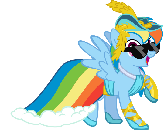 Size: 540x435 | Tagged: safe, artist:mattbas, derpibooru import, rainbow dash, pegasus, pony, beautiful, clothes, cute, dashabetes, dress, female, hat, hoof shoes, mare, rainbow dash always dresses in style, raised hoof, simple background, smiling, solo, sunglasses, transparent background, vector, wings