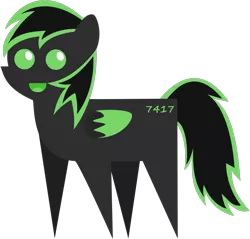 Size: 1024x979 | Tagged: safe, artist:bitrate16, derpibooru import, oc, oc:eytlin, unofficial characters only, pegasus, pony, minimalist, modern art, solo, vector