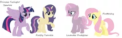 Size: 1608x506 | Tagged: safe, artist:aiko-emerald-vixie86, derpibooru import, fluttershy, twilight sparkle, twilight sparkle (alicorn), alicorn, pony, family, female, lesbian, magical lesbian spawn, offspring, parent:fluttershy, parent:twilight sparkle, parents:twishy, shipping, twishy