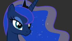 Size: 1280x720 | Tagged: suggestive, artist:raindashesp, artist:shelikof launch, derpibooru import, princess luna, alicorn, pony, animated, bedroom eyes, bust, commission, crown, drool, female, fetish, hoof licking, hoof shoes, jewelry, licking, looking at you, mare, maw, mawshot, open mouth, regalia, show accurate, show accurate porn, simple background, solo, sound, tongue out, webm