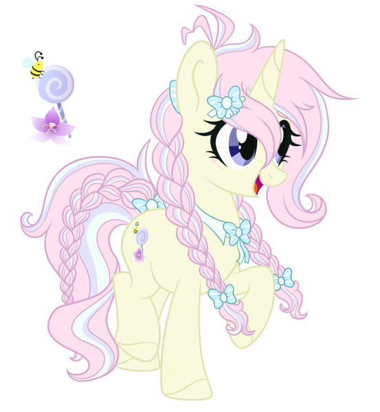 Size: 2484x2697 | Tagged: safe, artist:lazuli, artist:xxmelody-scribblexx, derpibooru import, pony, unicorn, base used, female, magical lesbian spawn, mare, offspring, parent:fluttershy, parent:sugarcoat, simple background, solo, transparent background